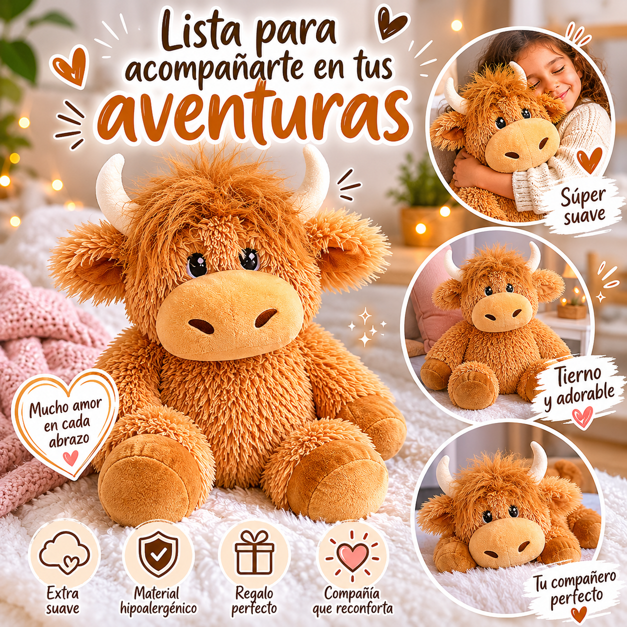 Lista para acompañarte en tus aventuras